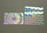 Polyester Film Holographic Security Stickers With Rainbow Flower Effect