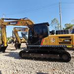 Middle Size SY205 Used SANY Excavators 118kw Rated Power Mitsubishi 4M50 Engine