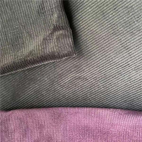 98 Cotton 2 Spandex Corduroy Home Textile Fabrics 16SX21S 70D 280gsm 150CM Wind