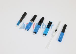 Wholesale Singlemode Fiber Optic Connector SC / PC Drop Wire Fiber Optic Cable Fast Connectors from china suppliers
