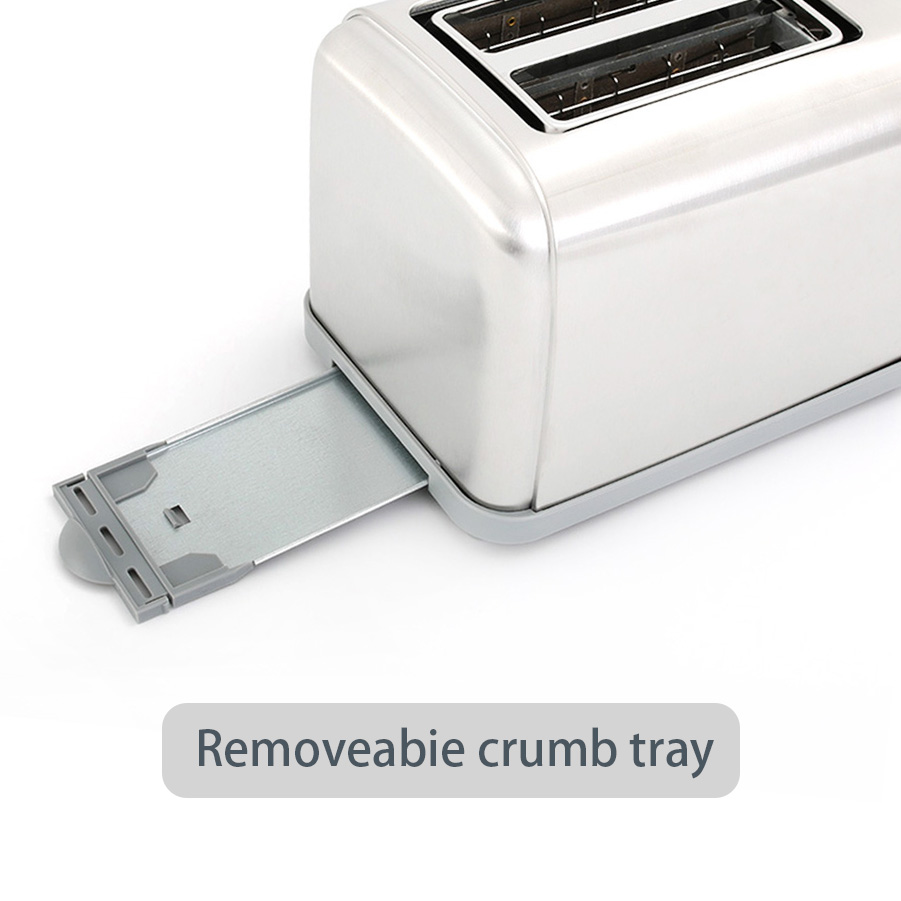 2 slice stainless steel toaster electric bread toaster toaster sandwich maker