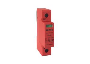 Wholesale EN61643-11 40kA Type 2 Surge Protection Device 35mm Din Rail Lightning Protector from china suppliers