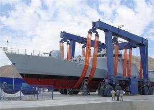 Wholesale A5 A8 Wharf Dock Traveling Wheels Boat Hoist Crane Remote Control from china suppliers