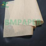 Brown Food Grade Oven Greaseproof Paper Hamburger Wrappers Rolls