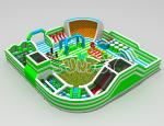 Fashion Design Inflatable Bounce Park OEM Service Available Durable