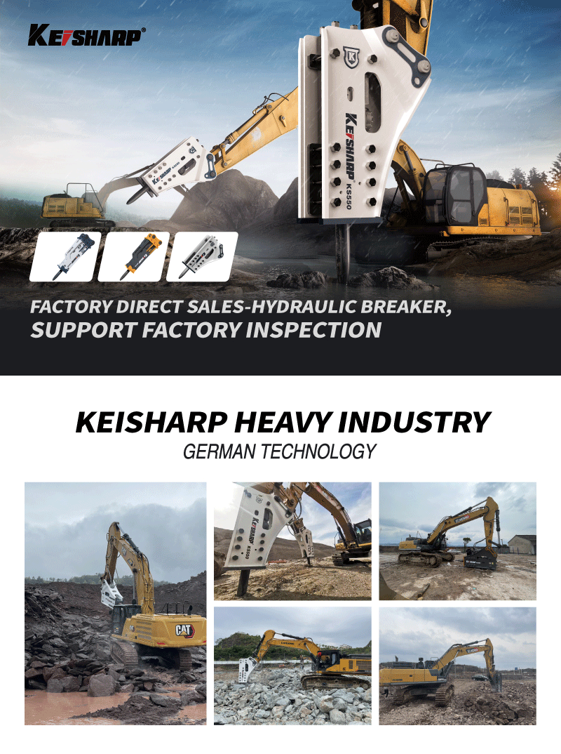 Strong Working Ability Detachable Heavy Type Hydraulic Excavator Breaker CE Certificate