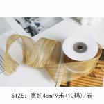 Polyester 38mm Organza Ribbon Eco Friendly Pale Pink Organza Ribbon