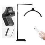 Bi Color 3200k 6500k Led Half Moon Light With Cellphone Clip 60w Nail Studio