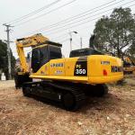 Used large size Komatsu PC350-7 Excavator 184kw Rated Power 1.4m³ Bucket