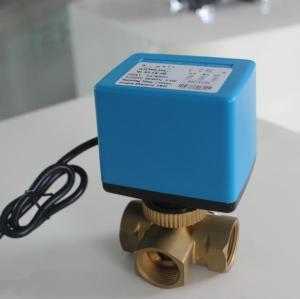 Wholesale 50/60Hz Fan Coil Electric Ball Valve / Electric Actuated Water Valves Medium Pressure from china suppliers