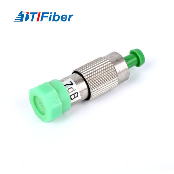 FC/APC Female - Male Type Simplex Fiber Optic Attenuator Single Mode 1 DB - 30