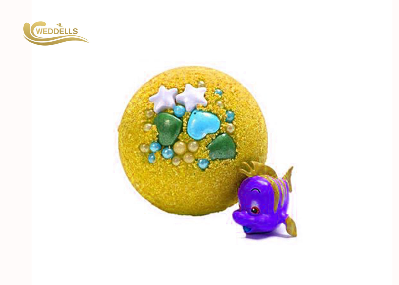 Grapefruit Kids Surprise Bath Bombs , Organic Toys Fizzy Shea Butter Bath Bomb