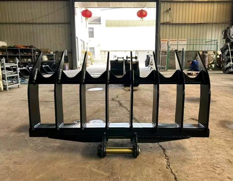 Quick Coupler Manual Root Rakes Mechanical Big Ripper Rakes For 5-35 Ton Excavator