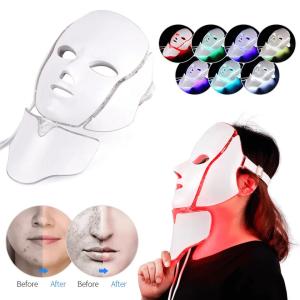 Wholesale Anti Aging Red Led Light Therapy Infrared Mask Face Spa 7 Color Photon Mask from china suppliers