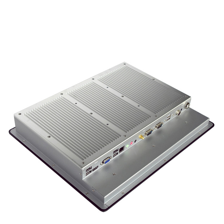 15'' Embedded LCD Rugged HD All In One Fanless Resistive Panel Pc Touchscreen J1900