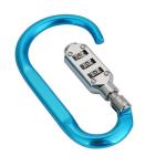 Aluminum Alloy Utility Traveling Bag Luggage Security Carabiner Lock Key Chains