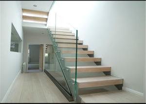 Wholesale Prefabricated Straight Flight Staircase Luxury Modern Style ANSIZ97.1 Approved from china suppliers