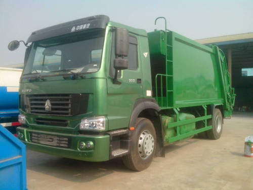 German MAN technology 6x4 16m3 heavy duty rear loading garbage truck with pressing mechanism