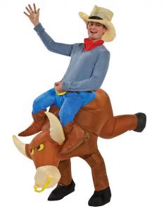 Wholesale Bull Rider Inflatable Cowboy Costume , Two Pieces Inflatable Man Costume from china suppliers