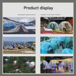 Experience the Ultimate Outdoor Getaway in Our Transparent Bubble Room for