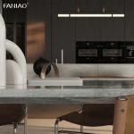 Modern Designs Stainless Steel Custom Furniture I Shaped Kitchen Cabinets Wood