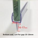 Modern Design Style Hotel Frameless Shower Door Bottom Seal for Water Barrier
