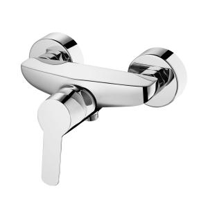 Wholesale Mirror Chrome Contemporary Shower Mixer Faucet With 35mm Ceramic Cartridge from china suppliers