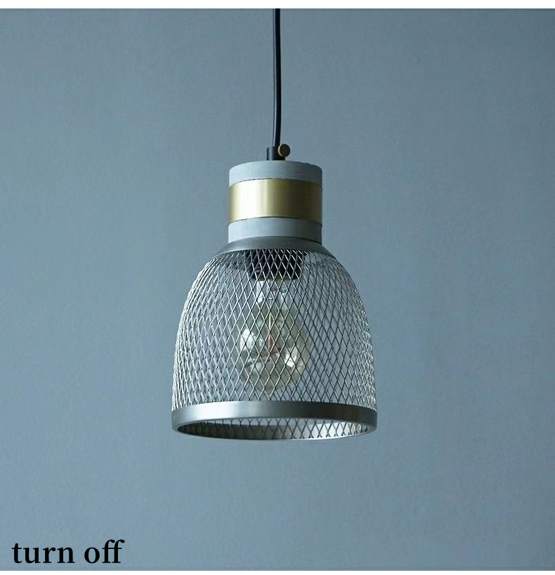 Industrial Pendant Lights Interior Iron Lampshade Bar Table living room Cement Pendant Lights(WH-VP-181)
