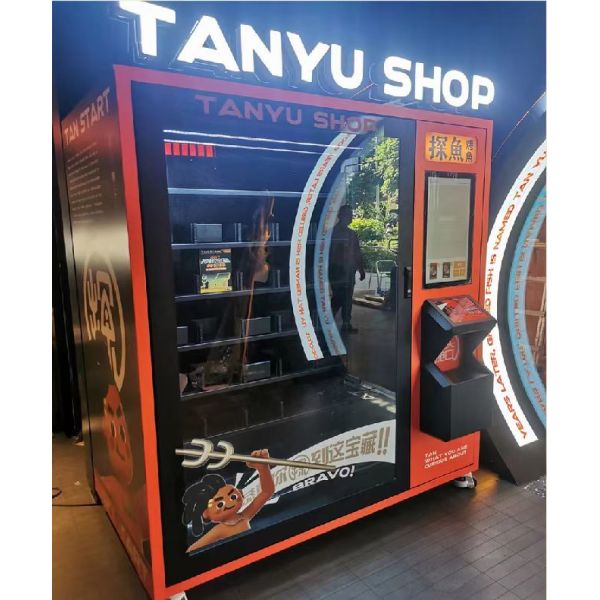 Blind Box Vending Machine Track-Type XY-Axis Dispensing Touchscreen Control for Figurine Retail
