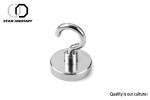 Round NdFeb Fishing Strong Pot Magnet With Eyebolt Durable Long Service Life