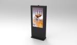 Double Side Outdoor LCD Digital Signage 1080*1920 1500-5000 Nits Brightness