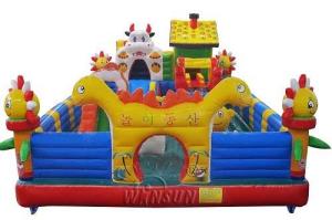 Wholesale Animal Inflatable Fun City 10x6m For Amusement Park / Leisure Center from china suppliers