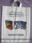 Cotton Rope Plastic Handle Bags , Quadrate Bottom Soft Loop Shopping Bags