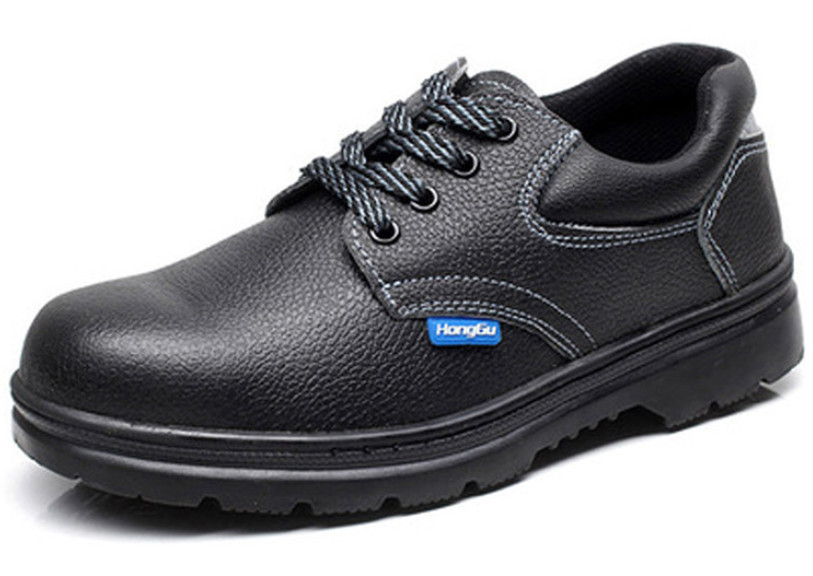 European Standard Genuine Leather Waterproof Men Industrial Steel Toe Work And Construction Work Safety Shoes