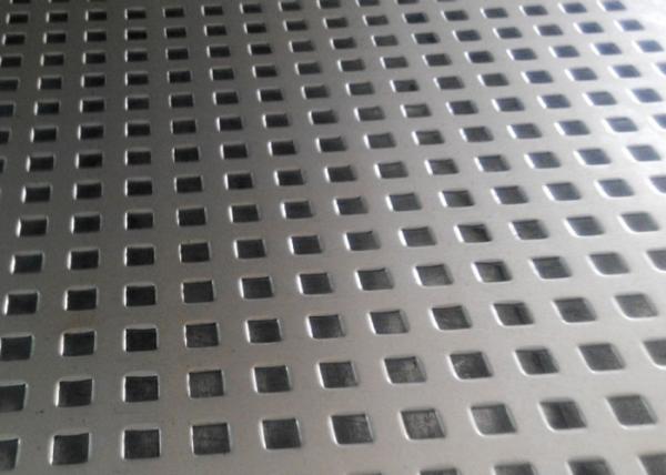Quality Square Hole Perforated Metal Mesh Sheet Stainless Steel 304 316 304L 316L for sale