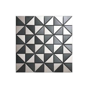 Wholesale Kitchen 3D Mosaic Decorative Stainless Steel Wall Tiles Backsplash AISI 1219X2438mm from china suppliers