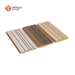 Wholesale Sound Absorption E1 Garde Grooved Acoustic Panels With CE FSC France A+ Approved from china suppliers