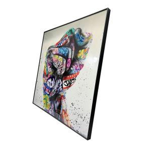 Wholesale OEM ODM Graffiti Crystal Porcelain Painting Digital Print For Modern Living Room Decor from china suppliers