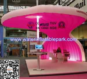 Wholesale Fashion Beautiful Pink Inflatable Tent For Exhibition , PVC Tarpaulin from china suppliers