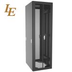 27U Standard 19 Inch Data Center Server Rack 42U Floor Standing Glass Door