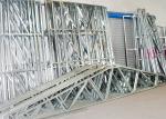 China White Moisture Proof Construction Steel Metal Shelters / Car Sheds With