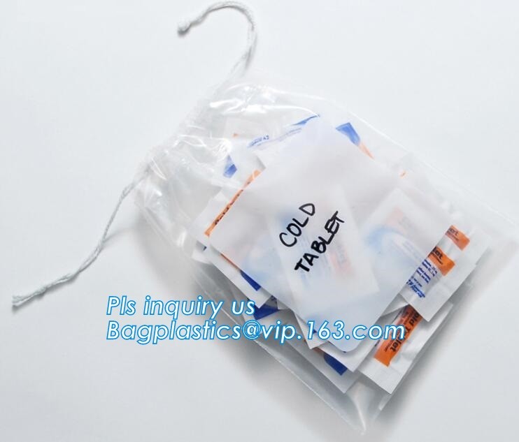 Biodegradable Eco-friendly cotton drawstring poly packaged bag for laundry used in hotel,Travel Carrying drawstring bags