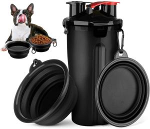Wholesale Portable Water Bottle 2 in 1 for Dogs Outdoor Walking with Collapsible Bowl from china suppliers