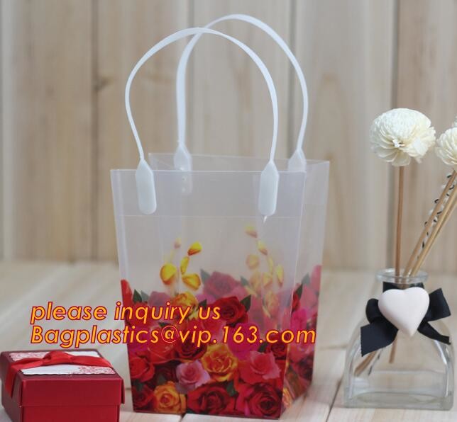 Wholesale Die Cut Handle Eco-Friendly Custom Design Shopping Gravure Printing Groceries Plastic Bags With Logo bagease