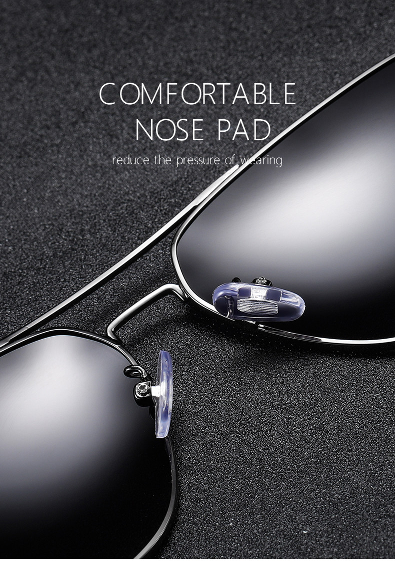 Unique Trending Uv400 Polarized Sunglasses BSCI Square Ocean Lens