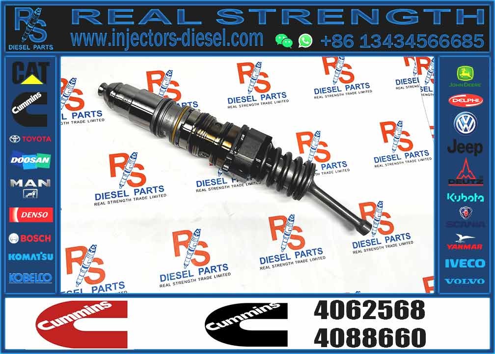 4062568 QSK15 Diesel Engine Common Rail Fuel Injector 4914537 3973059 3975929 4010642 4026222 4061851
