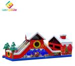 Bouncer Obstacle Slide Inflatable Play Park Logo Painting