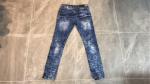 Hemisphere Mens Stretch Skinny Jeans , Medium Wash Denim Jeans TW84907