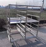 Baking Stainless Steel Commercial Bakery Racks With Brake Wheels