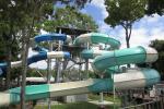 Kids Playground Outdoor Games Commercial Swimming Pool Equipment Water Slide Set